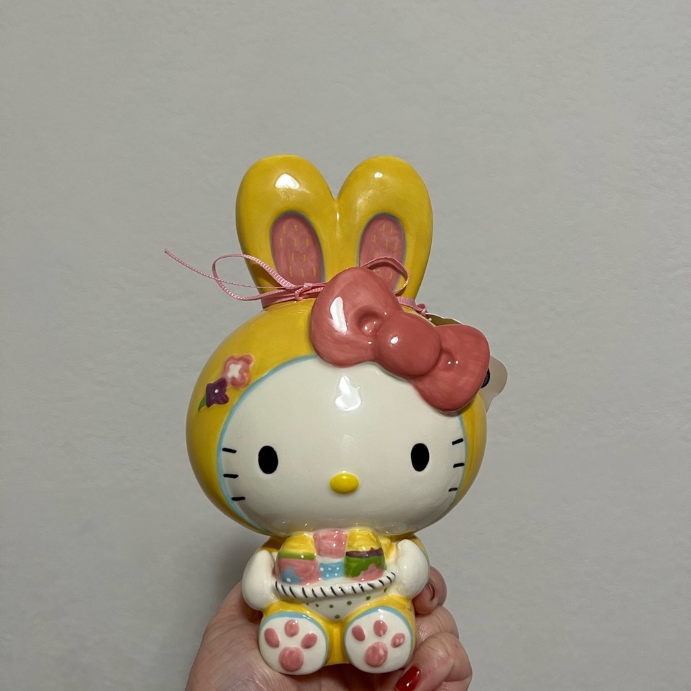 Ceramic Easter Bunny Hello Kitty